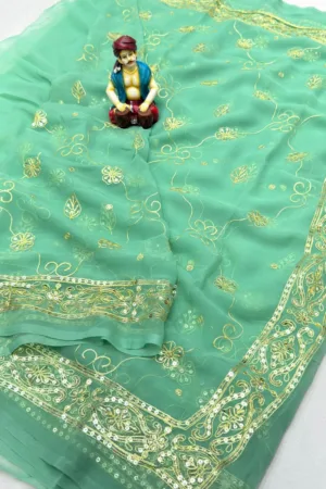 Golden Grace Sea Green